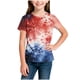 thumbnail image 1 of Odeerbi Chicos Niñas 4 de Julio Camiseta Manga Corta Bandera Americana Día de La Independencia Tee Gráfica, 1 of 6