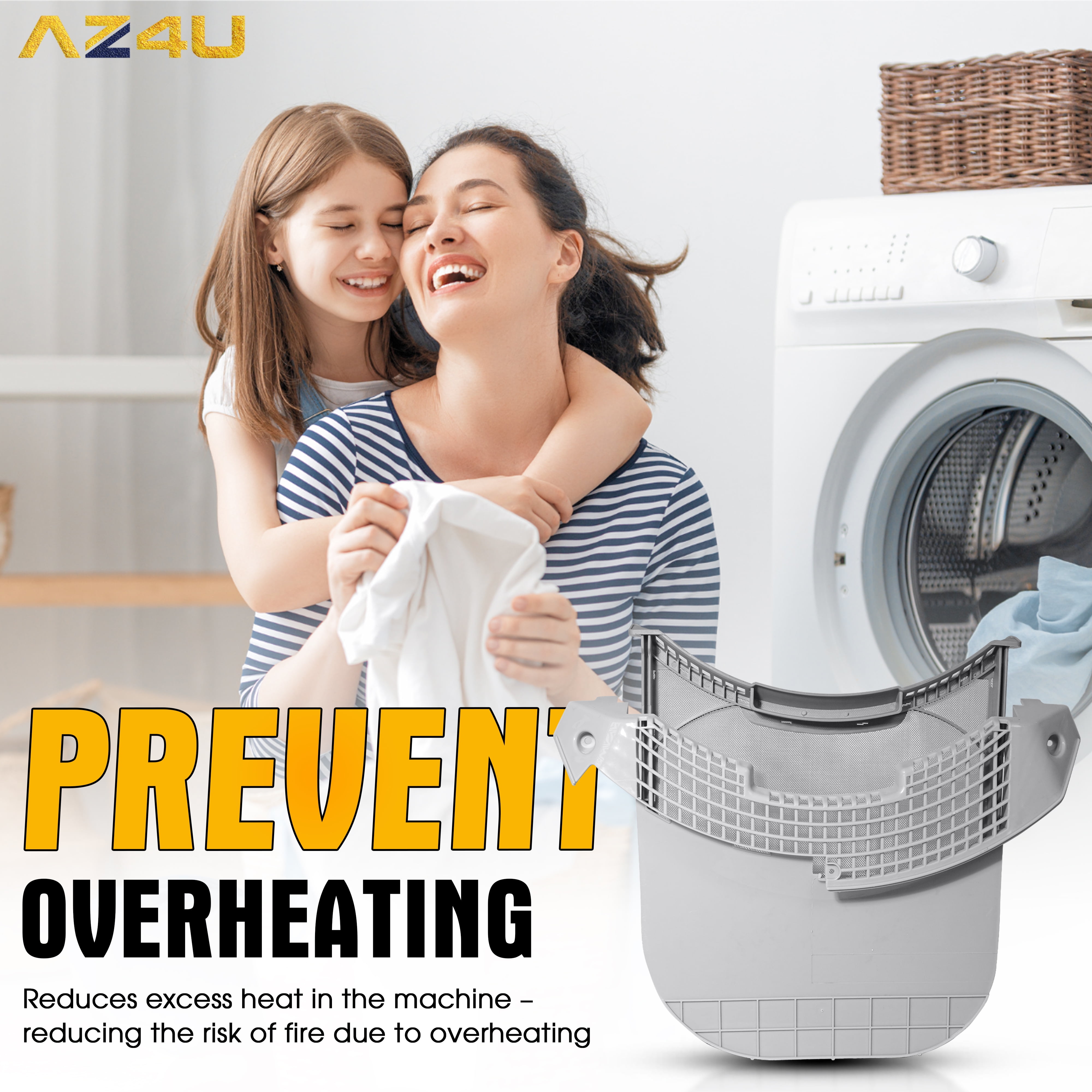 Dryer Lint Filter Screen And Lint Trap Cover Housing Replaces For LG DLG3051W DLG3171W DLGX3471V DLGX3471W DLGX3571V DLGX3251W
