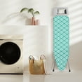 thumbnail image 5 of Ironing Board Cover, Replacement Iron Board Cover with Elastic Fit, 15" x 54", Silicone Coated, Heat Reflective, Resist Scorch Stain, 3 Layers Extra Thick Pad, Hook and Loop Fasteners for Ironing, 5 of 8