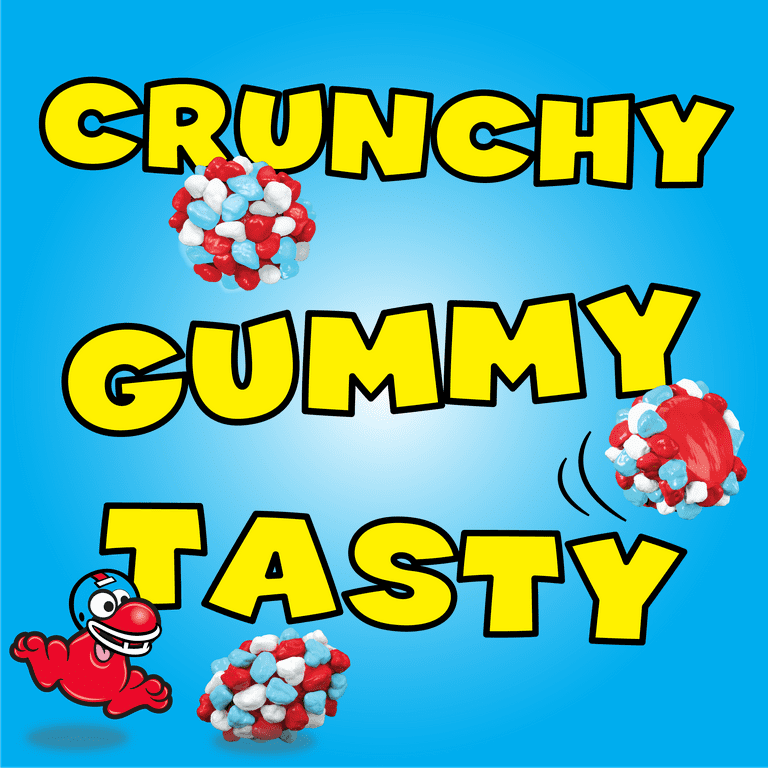 Nerds Red, White, & Blue Gummy Clusters 8 Ounce Stand Up Bag