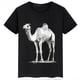 thumbnail image 3 of Ropa infantil con estampado de dibujos animados de camellos, camisetas negras de manga corta de verano para niños, camisetas de algodón personalizadas para niños y niñas, 3 of 5