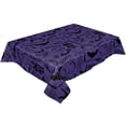 thumbnail image 3 of Halloween Pumpkin Castle Bat Witch Hat Purple Table Cloth Waterproof Oilproof Dining Table Cover Kitchen Home Decor Tablecloth, 3 of 7
