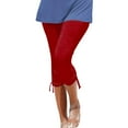 thumbnail image 1 of Ketyyh-chn99 Pantalon Décontracté pour Femme Cargo Pantalon de Survêtement Femme Taille Haute Pantalon de Travail de Bureau Long Droit Rouge,m, 1 of 5