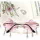 thumbnail image 4 of Rimless Cute Sunglasses For Women Trendy Vintage Creative 90s Sunglasses Funny Cloud Shaped Disco Glasses, 4 of 4