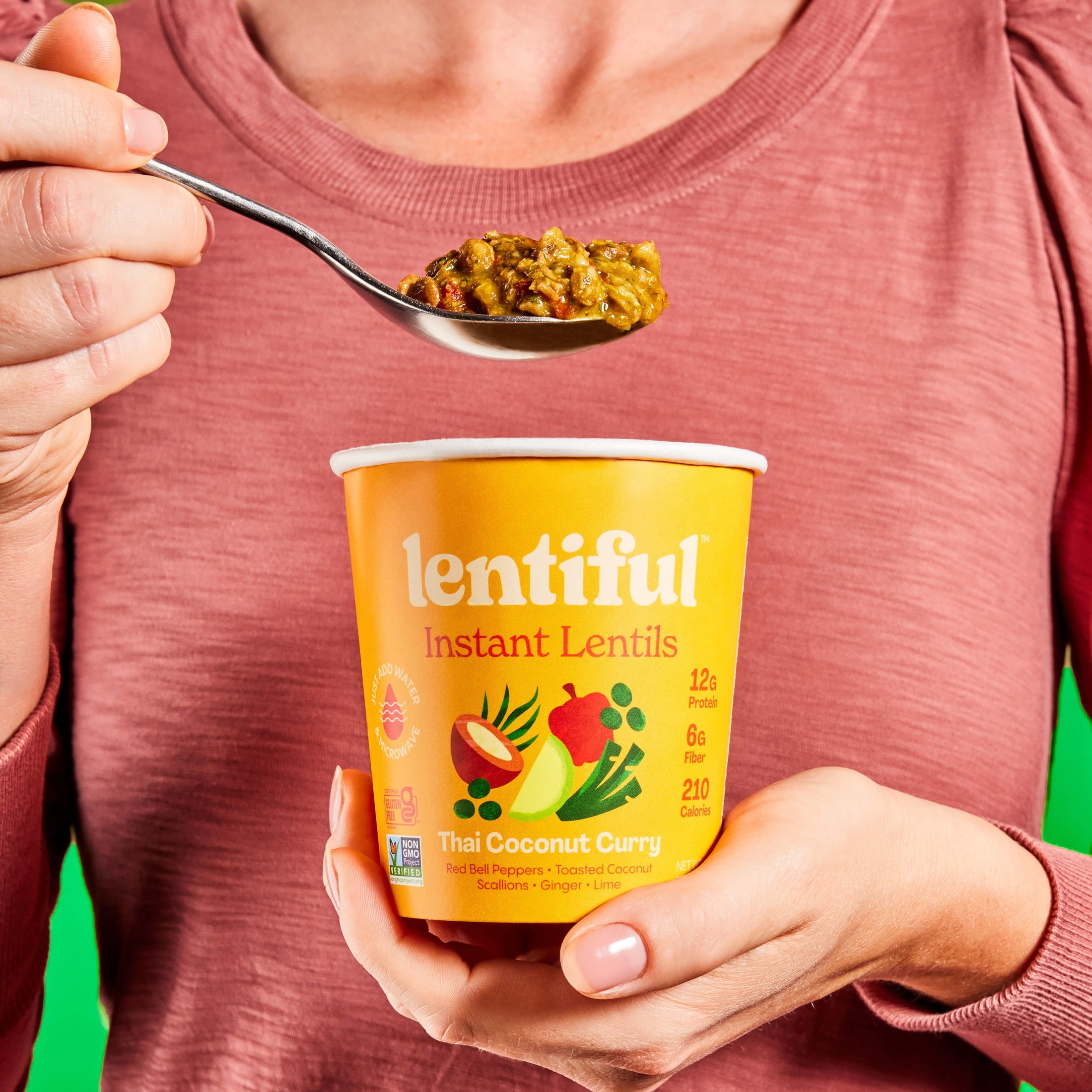 Thai Coconut Curry Instant Lentils 8-Pack
