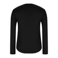 thumbnail image 6 of Byworldtasic No Boundaries Womens Long Sleeve Crewneck Top Stretch Slim Basic Shirts Fitted Tops Solid Color Blouse, 6 of 6