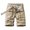 Khaki, variant on WREESH Men's Cargo Shorts Plus Size Cargo Shorts Multi-Pockets Relaxed Summer Beach Short Pants Outdoor Workout Shorts Olive Green