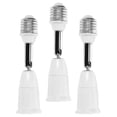 thumbnail image 4 of 3pcs Adjustable Light Bulb Socket Extender Lamp Holder Socket Converter Light Bulb Extension Adapter, 4 of 5