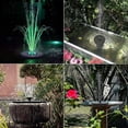 thumbnail image 2 of Solar Light Battery Powered Outdoor Swimming Pool Led Suspended Light 3w Floating Water Fountain Solar Fountain Battery Powered, 2 of 5