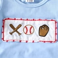 thumbnail image 5 of Jamsmile Toddler Girls Outfits Sets Short Sleeve Baseball Rugby Print T Shirt Pullover Tops Plaid Shorts Kids Outfits, 5 of 7
