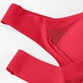 thumbnail image 3 of ManxiVoo Wireless Comfort Bras Full Coverage Minimizer with Adjustable Straps and Side Support for Everyday Wear Smooth T-Shirt Design XXXXXXXL Size Red, 3 of 7