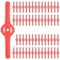 thumbnail image 1 of Uxcell 60-Pack Cuchillas de Repuesto para Cabezal de Cortadora de Hilo, Accesorios de Cuchilla de Cortadora de Césped de Plástico para Piezas de Cortadora de Césped Sin Cable [Rojo], 1 of 7