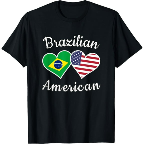 Brazil USA Tee Brazilian American Tee Men Women Kids T-Shirt