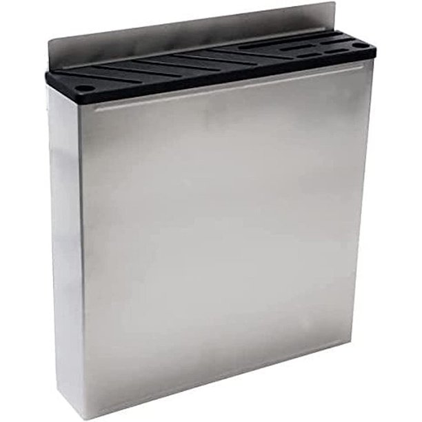 Kitchen Knife Rack Holds 10 knives and honed knives Stainless Steel