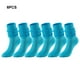 thumbnail image 3 of Sonducket 3a Juego de 2 calcetines de poliéster para mantenerse cómodo y a la moda con calcetines largos hasta la rodilla para botas Medias Azul marino, 3 of 6