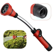 15" Garden Watering Wand, Hose Nozzle Sprayer with 8 Adjustable Spray Modes and Thumb Control Shut Off Design for Car Washing, Lawn/Flower Watering, Patio Cleaning