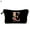 E, variant on Hariumiu 3D Digital Printing Letter Flower Pattern Makeup Bag for Women - Cosmetic Bag Aesthetic Women Handbags Purses Makeup Organizer for Women and Girls