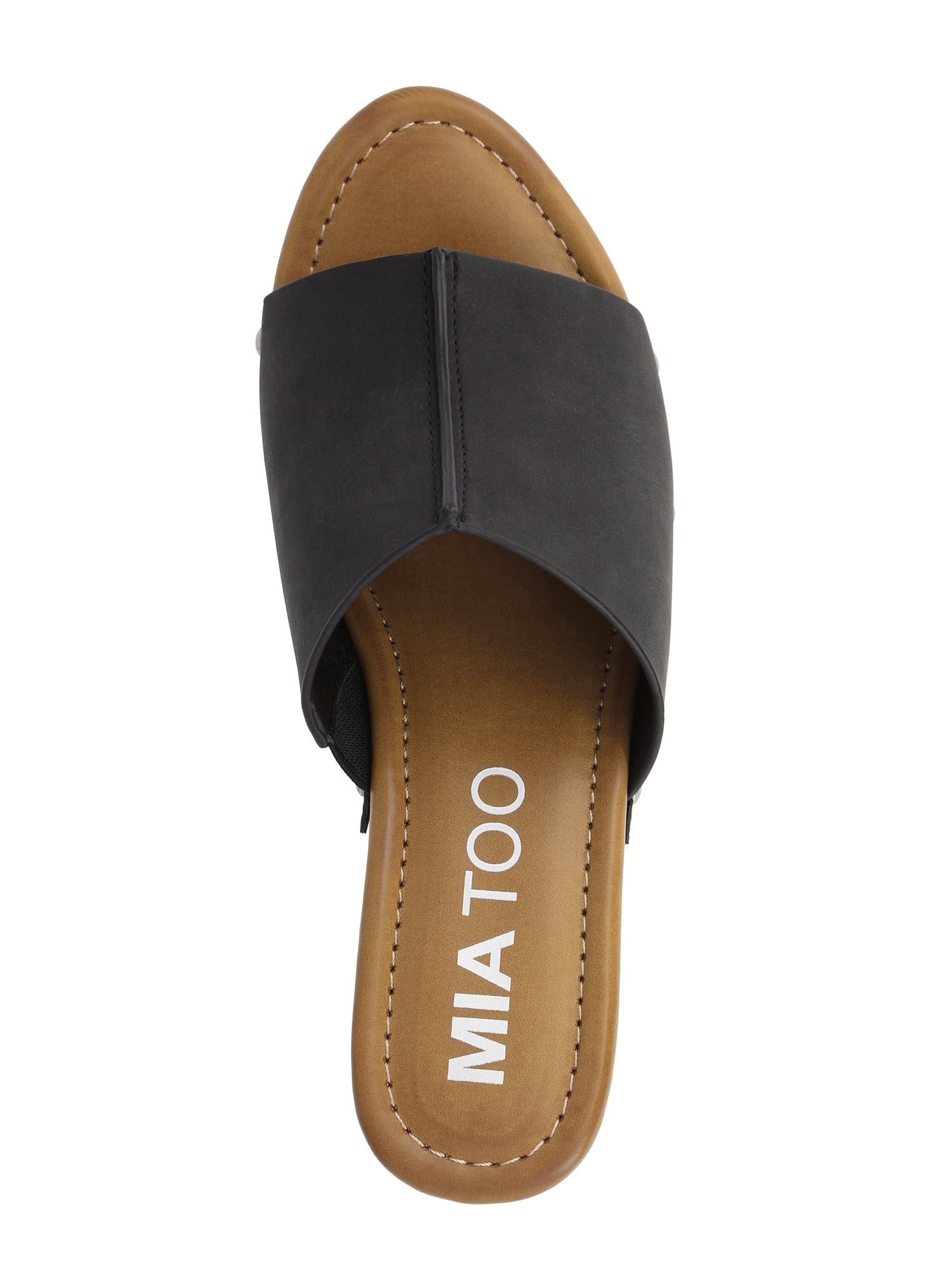 MIA Too Women's Anka Heeled Slide On Clog