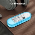 thumbnail image 4 of Fintie Protective Case for Chromecast with Google TV HD 2022 / 4K 2020 Voice Remote - CaseBot Lightweight Anti-Slip Shockproof Silicone Cover for Chromecast Voice Remote Controller, Sky Blue Glow, 4 of 8
