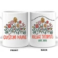 thumbnail image 6 of Massage Therapist Mug – Custom Name Ceramic Coffee Cup 11oz 15oz – Personalized Gift for Wellness Providers – Includes Peaceful Nature Design, 6 of 6