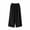 Black, variant on Women Linen Shorts High Waisted Casual Loose Fit Elastic Waist Solid Color Cotton Linen Blend Shorts with Pockets Summer Beach Shorts for Women Daily Wear Plus Size