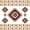 A Beige Red, variant on jejeloiu Southwestern Classic Aztec Twin Comforter Sets,Traditional Tribal Print Bedding Set For Boys,Beige Red,Reversible,2-Piece,1 Comforter and 1 Pillowcase