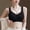 #215-Black, variant on Wowcloth Women's Push-Up Sports Bra, Wire-Free Solid Color with Side Support for Fitness and Daily Use