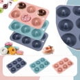 thumbnail image 2 of Donut Mold Silicone 6 Cavity for Home Baking Kitchen Use, 2 of 6