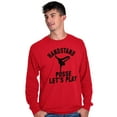 thumbnail image 3 of Handstand Posse Lets Play Gymnastics Men's Long Sleeve Tee T Shirt Brisco Brands X, 3 of 6