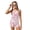 Pink White Bow Heart, variant on COEQINE Girls Two Piece Tankini Swimsuit Racerback Bathing Suit with Chest Pad, Summer Hawaiian Swimwear with Boyshort for Kids 6-7 Years, for Water Play, Pink White Bow Heart