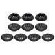 thumbnail image 1 of Uxcell 10pcs Ventilaciones Circulares 1" (25mm) Diseño de Panal de Acero Inoxidable Louver Redondo Malla Agujero Louver para Cocina Baño Armario de Zapatos Vestidor, Negro, 1 of 6