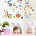 thumbnail image 6 of ZToonmas Easter Decorations Easter Wall Stickers Eggs Stickers Living Room Window Decoration Wall Stickers Self-Adhesive Wall Stickers Pvc Glass Stickers Rabbit Toys, 6 of 6