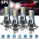 thumbnail image 4 of Kit de bombillas LED para faros delanteros H7, haz alto y bajo, 220w, 60000lm, superbrillante, 6000k, blanco, 4x, 4 of 4