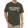 thumbnail image 6 of jowamay Dog Is Friendly I Am Not Tshirt Crew Neck Funny Cotton Tee Shirt Short Sleeve Vintage Washed Tops for Party, 6 of 6