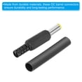 thumbnail image 4 of Conector macho DC Uxcell 5.5x2.5mm, paquete de 4, conector de barril DC DIY con tubo termorretráctil, amarillo, 4 of 7