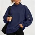 thumbnail image 2 of Kezqiaxn Womens Crewneck Sweatshirt Fashion Long Sleeve Fall Casual Pullover Tops with Pockets Sweatshirts for Women, 2 of 7