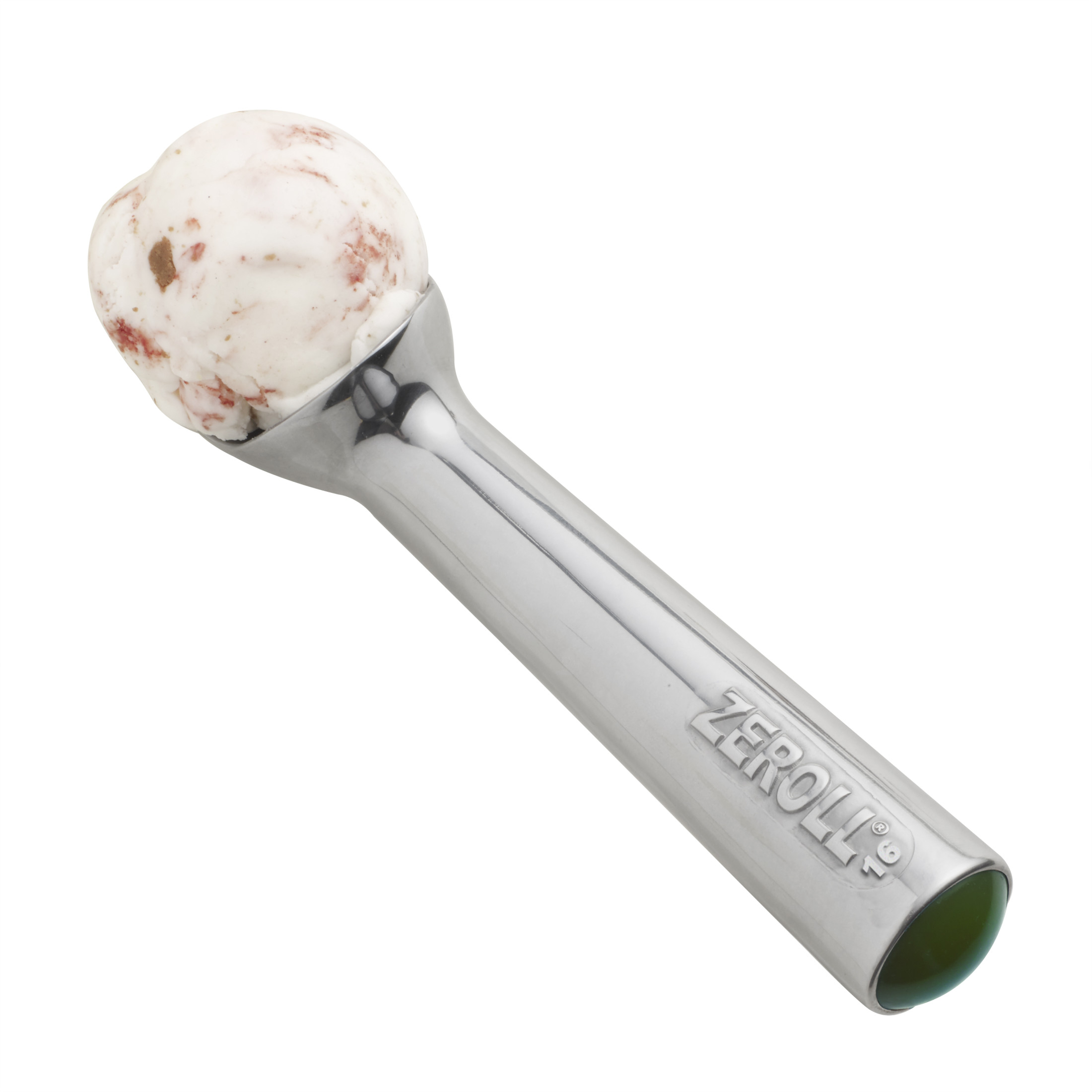 Zeroll Original 2.5 oz Ice Cream Scoop, Size 16, in Silver/Green (1016)
