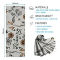 thumbnail image 2 of Pioneer Flower Floral Print Pattern Hot Yoga Mat Towel Non Slip for Hot Yoga - Quick-Drying Yoga Mat Cover with 4 Corner Pockets with Travel Bag - Hot Yoga Towel Non Slip 70"x26", 2 of 6