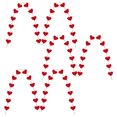thumbnail image 4 of 3 Pcs Pendentif en Forme de Cœur pour la Saint-Valentin Guirlande Suspendue (Rouge), 4 of 8