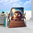 thumbnail image 2 of 1pc Hedgehog Printed Beach Towel Multipurpose Summer Bath Towel For Travel, Beach, Pool, Yoga, Camping - Perfect Gift For Birthday, Christmas, Mother'S Day, Father'S Day,29X58inch, 2 of 8