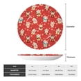 thumbnail image 2 of Wukai Japanese Maneki Cats Print Decorative Plate for Display,Bone China Decorative Plate, Ceramic Dinner Plate with Stand, Vertical Ceramic Plate-6in, 2 of 6