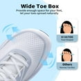 thumbnail image 3 of HI HATIDE Wide Toe Box Walking Shoes for Men with Arch Support Orthotic Sneakers for Plantar Fasciitis Athletic Cushioning Men's Running Shoes for Foot Pain Relief, US Size 8-13, 3 of 10