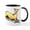 White/Black Inside, variant on CafePress - Fawn Greyhound Drawing Mug - 11 oz Ceramic Mug - Novelty Coffee Tea Cup