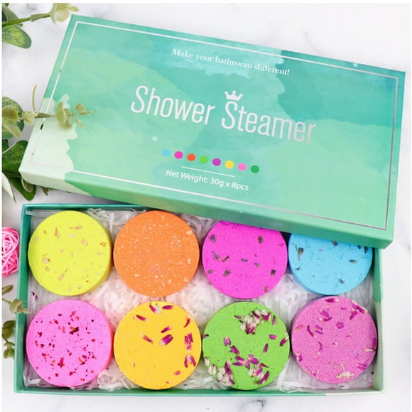 Shower Steamers Aromatherapy Gift Set of 8 Shower Bombs