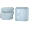 thumbnail image 2 of Waterproof Sealed Bathroom Shelf Storage Box Wall Bracket Phone Combbrushesstanddustproofrack, Blue, 2 of 2