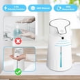 thumbnail image 2 of Dispensador de jabón automático de 400 ml, dispensador de jabón resistente al agua IPX5, recargable por USB, 2 of 4