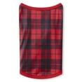 thumbnail image 2 of Conjunto de pijamas navideños familiares a juego: camisetas con estampado de astas y pantalones a cuadros. Pijamas de vacaciones para dormir., 2 of 9