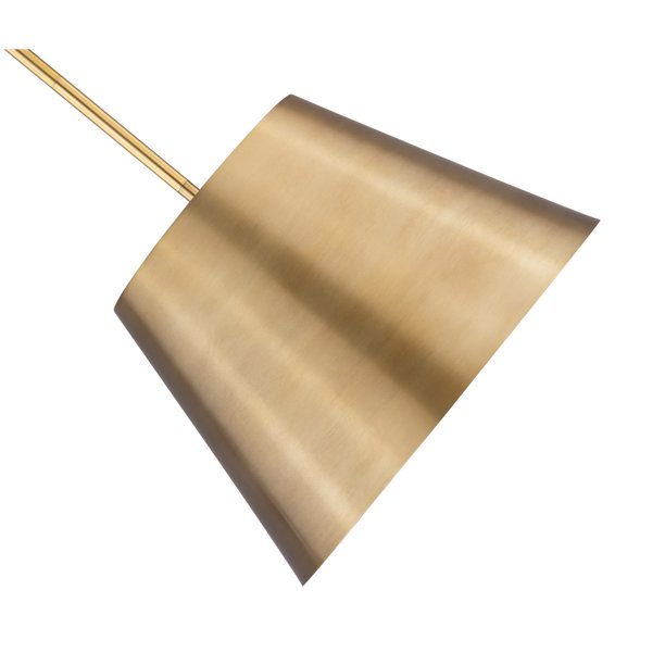 Z-Lite Lilly 1 Light Pendant, Rubbed Brass - Walmart Business Supplies