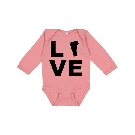 

Inktastic Love Vermont Gift Baby Boy or Baby Girl Long Sleeve Bodysuit