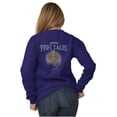 thumbnail image 3 of Gill McFinn Fisher Skate Fish Fishing Unisex Plus Fleece Graphic Sweatshirt Brisco Brands 2X, 3 of 5